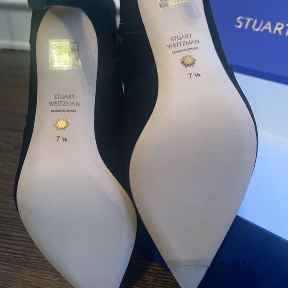 New Stuart 85 To-The-Knee Boot Stretch Suede Never worn! With box + boot bag - Picture 3 of 13